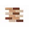 Andova Tiles SAMPLE-Daazen Borealis 2 in. x 6 in. Glass Mosaic Wall Tile SAM-ANDDAA976 - alternate 5